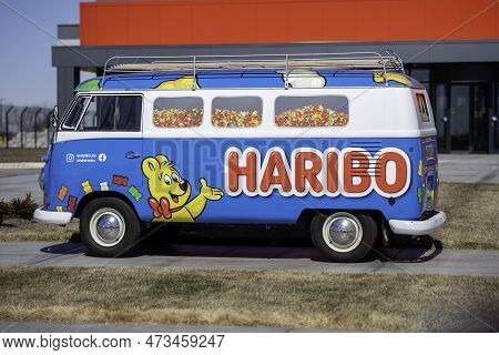 Pleasant Prairie, Wi - 19 March 2023:  A Haribo Vehicle For A North American Manufacturing Facility 