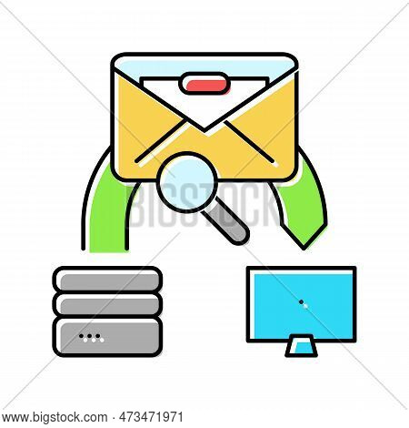 Deliverability Tests Marketing Color Icon Vector. Deliverability Tests Marketing Sign. Isolated Symb