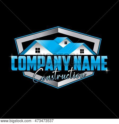 Illustration Vector Graphic Of Renovation, Home Repair, And Building Concept Logo Design Template On