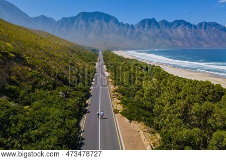 Kogelbay Beach Western Cape South Africa, Kogelbay Rugged Coast Line With Spectacular Mountains