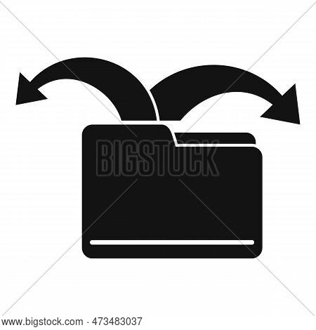 Restructure File Icon. Simple Illustration Of Restructure File Icon For Web Design Isolated On White