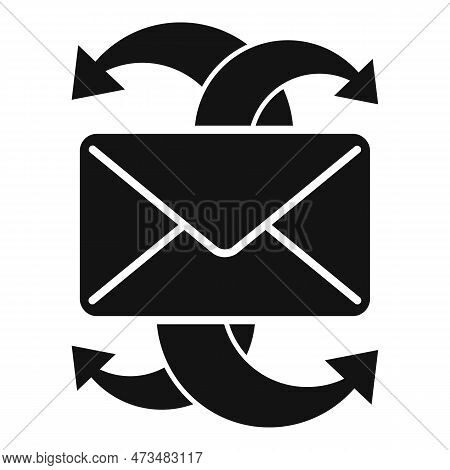 Restructuring Email Icon. Simple Illustration Of Restructuring Email Icon For Web Design Isolated On