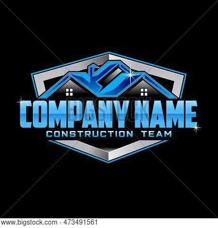 Illustration Vector Graphic Of Renovation, Home Repair, And Building Concept Logo Design Template