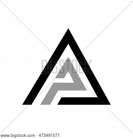 Ap Initials Monogram Letter Text Alphabet Logo Design