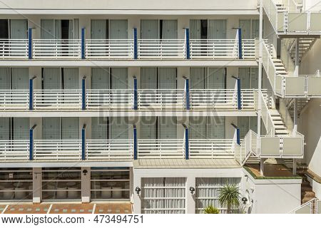 Palmanova, Spain; March 19 2023: Main Facade Of The Hotel Of The Company Globales Palmanova Palace O