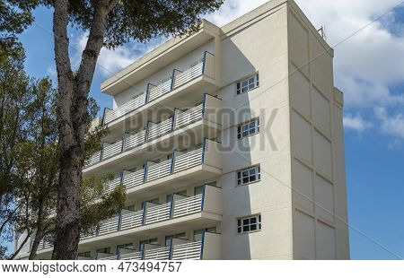 Palmanova, Spain; March 19 2023: Main Facade Of The Hotel Of The Company Globales Palmanova Palace O