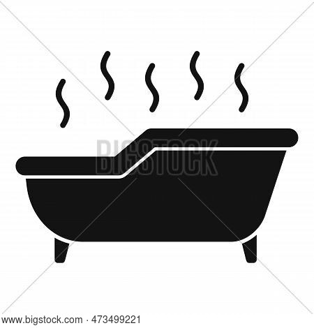 Hot Jacuzzi Icon. Simple Illustration Of Hot Jacuzzi Icon For Web Design Isolated On White Backgroun