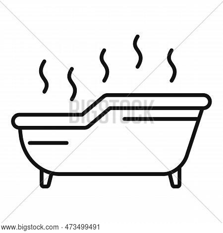 Hot Jacuzzi Icon. Outline Hot Jacuzzi Icon For Web Design Isolated On White Background