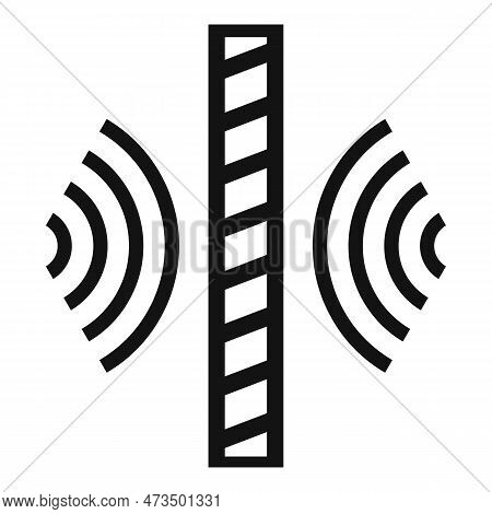 Soundproofing Wall Icon. Simple Illustration Of Soundproofing Wall Icon For Web Design Isolated On W