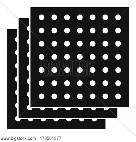 Soundproof Panel Icon. Simple Illustration Of Soundproof Panel Icon For Web Design Isolated On White