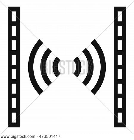 Soundproofing Barrier Icon. Simple Illustration Of Soundproofing Barrier Icon For Web Design Isolate