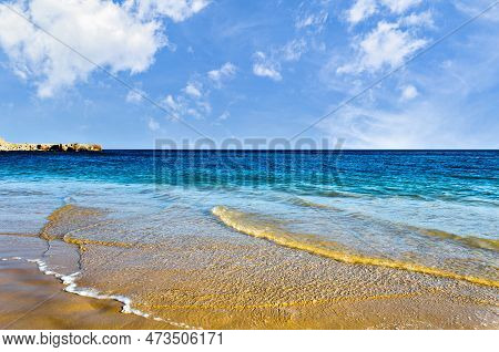 Views Of Cabañas Velhas Beach, Algarve, Portugal