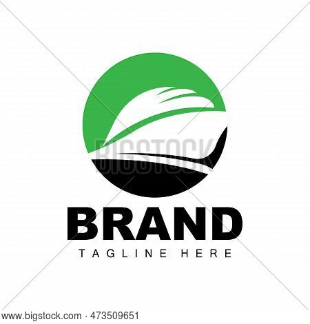 Ship Logo, Ocean Transport Vector, And Cruise Ship, Cargo, Logistics, Sailing School, Speedboat