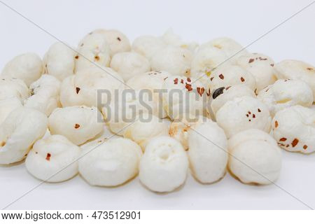 Makhana Chiwda Or Foxnuts With Selective Focus