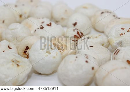 Makhana Chiwda Or Foxnuts With Selective Focus