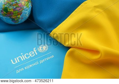 Unicef - United Nations International Childrens Fund Flag.
