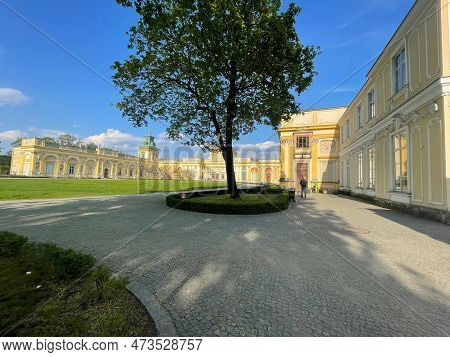 Large Royal Historical Museum In Warsaw, Poland