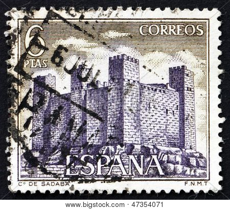 Poštovní známka Španělsko 1970 Sadaba hradu, Aragon