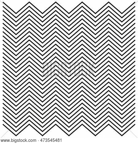 Abstract Zigzag Line Background For Print Design. Vector Illustration.