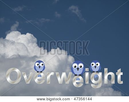 Overvægtige tekst