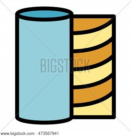 Printing Roll Icon. Outline Printing Roll Vector Icon For Web Design Isolated On White Background Co