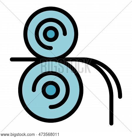 Printing Process Icon. Outline Printing Process Vector Icon For Web Design Isolated On White Backgro