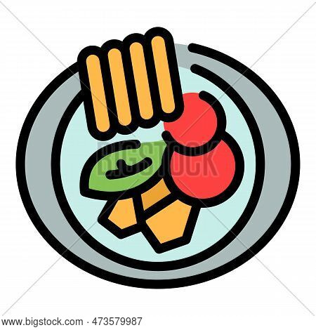Korean Menu Icon. Outline Korean Menu Vector Icon For Web Design Isolated On White Background Color 