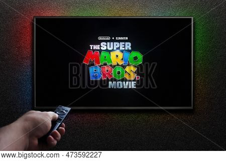 Tv Screen Playing Image & Photo (Free Trial) | Bigstock