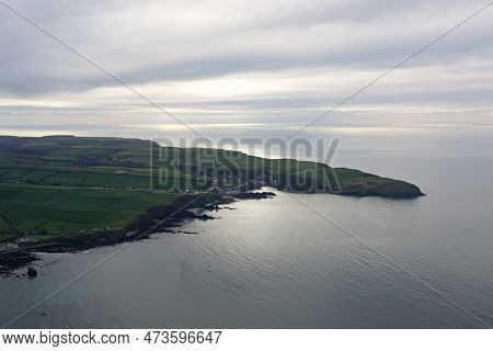 Aerial View Of The Coast Of South Devon