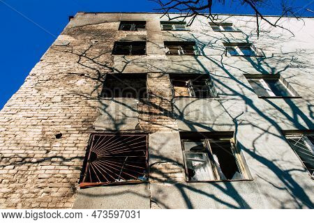 Artillery Damage In Kherson, Ukraine - March 25, 2023