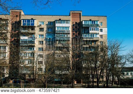 Artillery Damage In Kherson, Ukraine - March 25, 2023