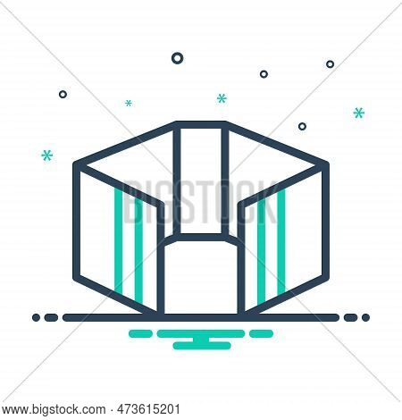 Mix Icon For Folding Paper Turn-up Turn-over Bend Page Fold Brochure Mock