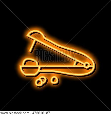 Pitter Cherry Neon Light Sign Vector. Pitter Cherry Illustration