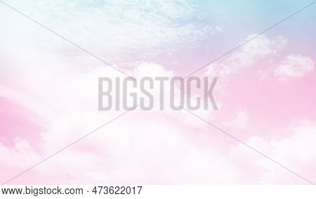 Cloud Background Rainbow Pink Blue Pastel Texture Abstract,texture Pattern White Fog Sun Light Cloud