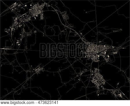 Map Of The City Of Kohtla-jarve, Estonia