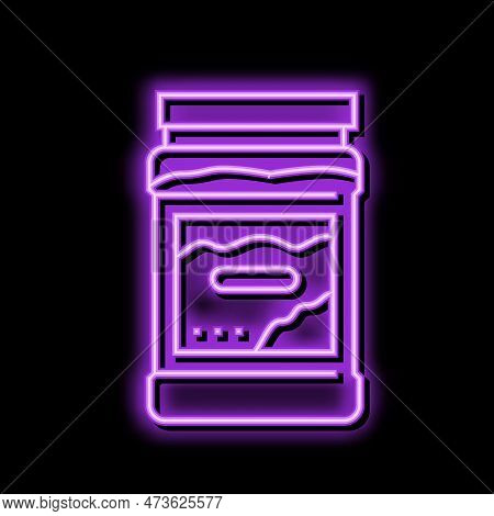 Gelatin Jelly Candy Gummy Neon Light Sign Vector. Gelatin Jelly Candy Gummy Illustration