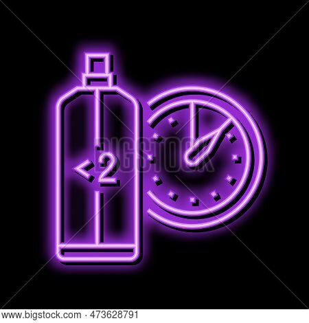 Eau Fraiche Aftershave Mist Neon Light Sign Vector. Eau Fraiche Aftershave Mist Illustration