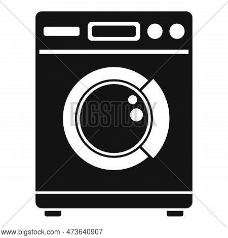 Tumble Dryer Icon. Simple Illustration Of Tumble Dryer Icon For Web Design Isolated On White Backgro
