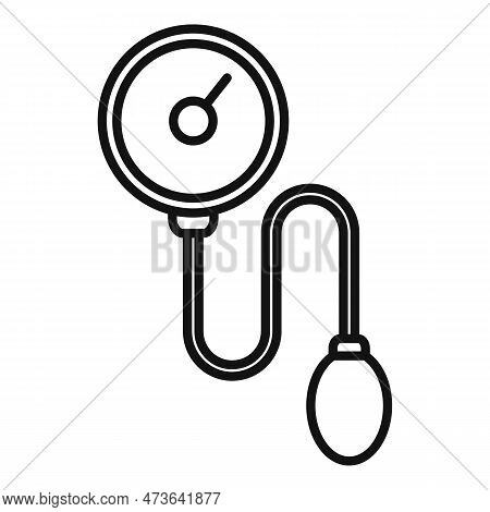 Blood Presure Tool Icon. Outline Blood Presure Tool Icon For Web Design Isolated On White Background