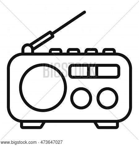 Nursing Radio Icon. Outline Nursing Radio Icon For Web Design Isolated On White Background