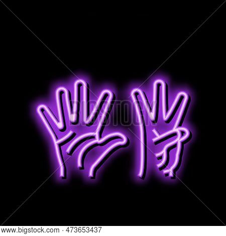 Eight Number Hand Vector & Photo (Free Trial) | Bigstock