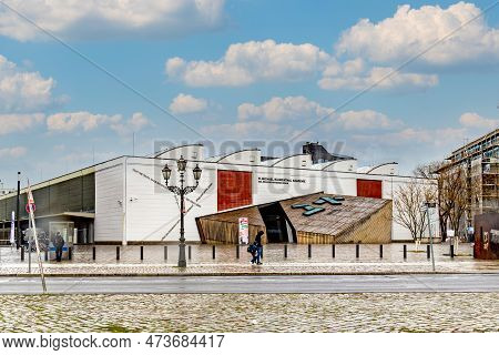 Berlin, Germany - March 25, 2019: View To Building Of Michael Blumenthal Academy In Berlin, Germany.
