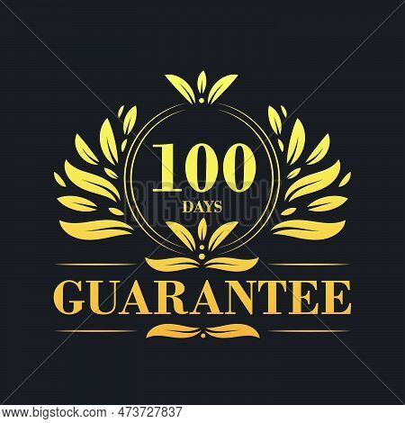100 Days Guarantee Logo Vector,  100 Days Guarantee Sign Symbol