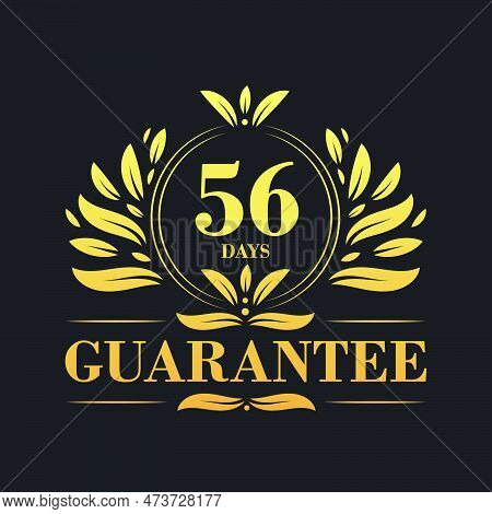 56 Days Guarantee Logo Vector,  56 Days Guarantee Sign Symbol