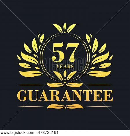 57 Years Guarantee Logo Vector,  57 Years Guarantee Sign Symbol