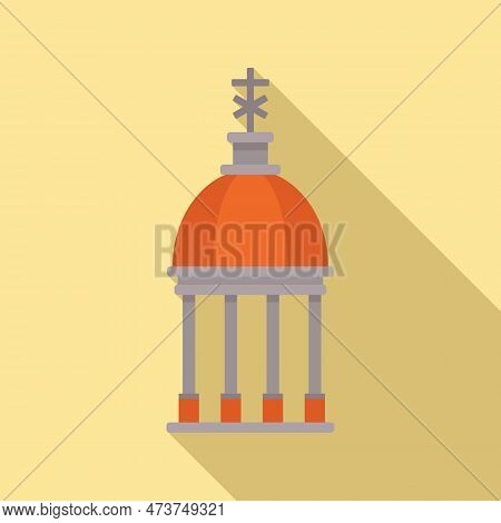 Cupola Icon Flat . Dome Russian. Protect Cupola