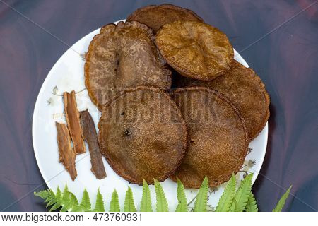 This Food Is Made Of Rice Powder, Sugar And Oil. This Item Is Called 
