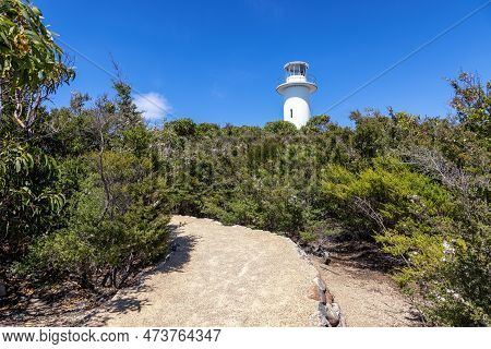 The Path To Cape Tourville Lighthouse In Freycinet National Park, In Close Bay, Tasmania, Australia.