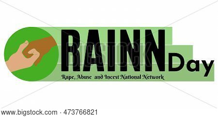 Rainn (rape, Abuse, And Incest National Network) Day, Horizontal Banner Design On An Important Socia