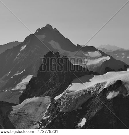 Majestic Mountain Sustenhorn Seen From Mount Titlis, Switzerland.